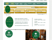 Tablet Screenshot of cavabenitowhisky.com